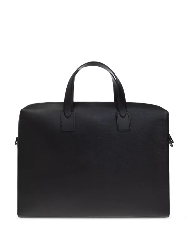 Paul Smith Leather Laptop Bag Black FARFETCH IN