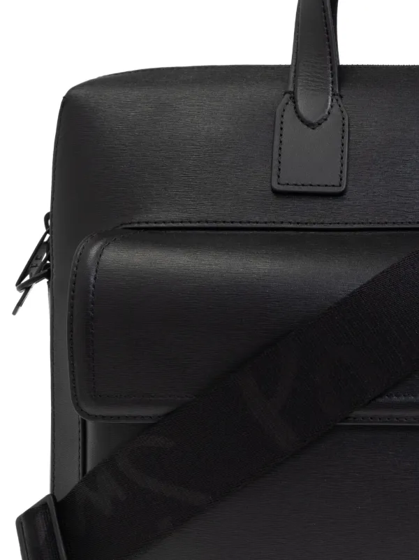 Paul Smith Leather Laptop Bag | Black | FARFETCH