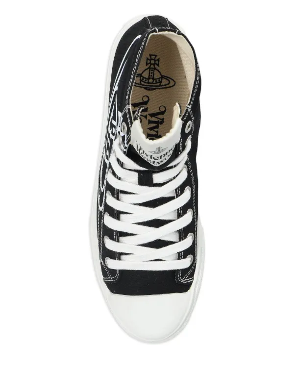 Vivienne Westwood ブラック Plimsoll ローカットスニーカー Vivienne Westwood Plimsoll Sneakers | Black | FARFETCH