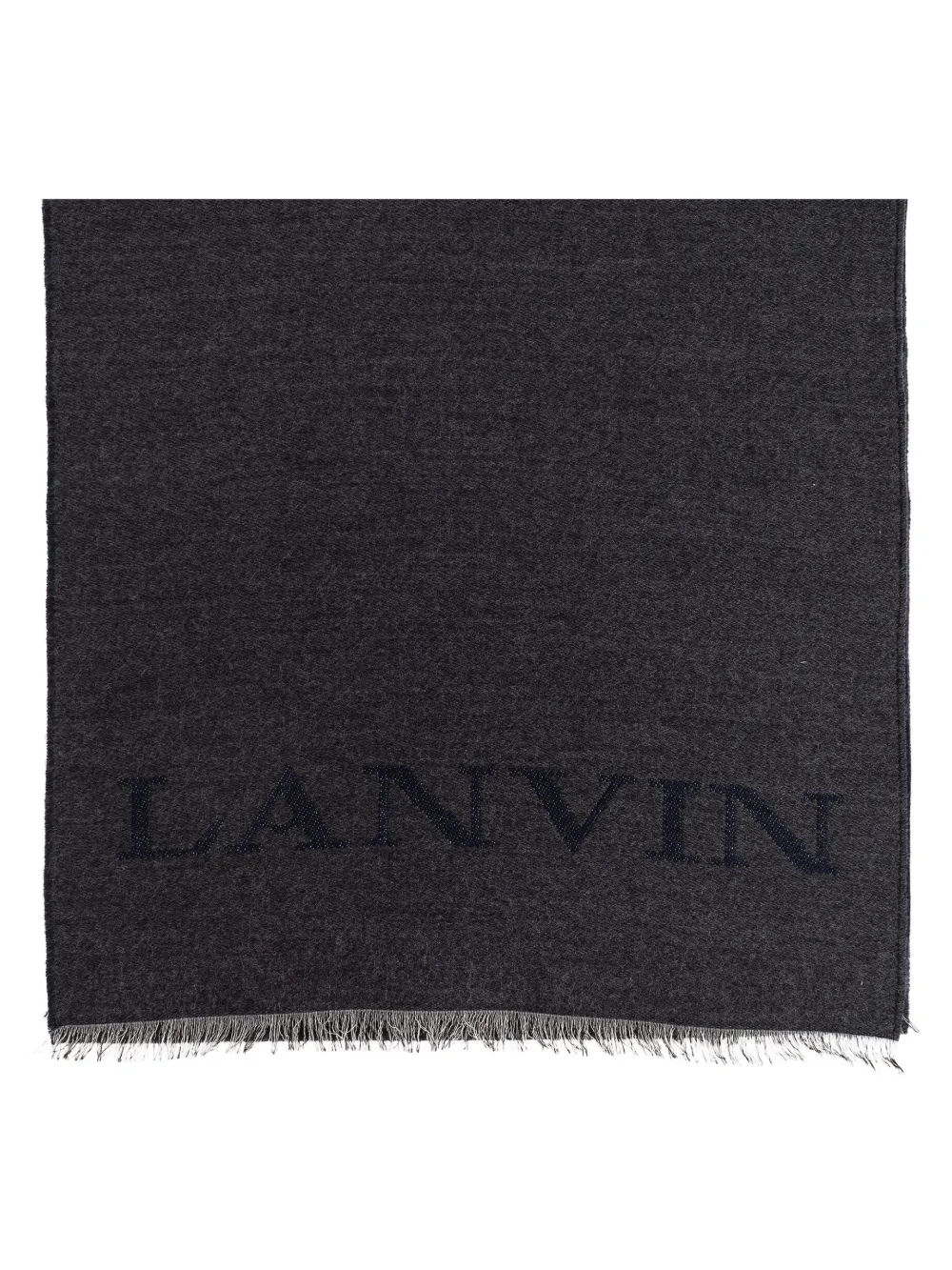 logo-print scarf