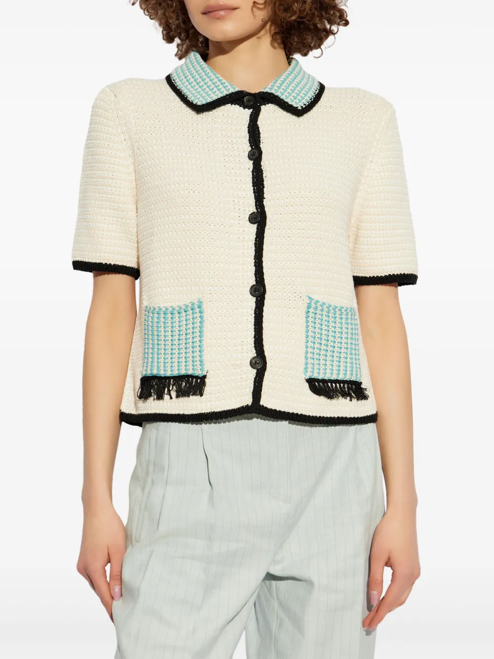 PS Paul Smith Vest met korte mouwen Beige
