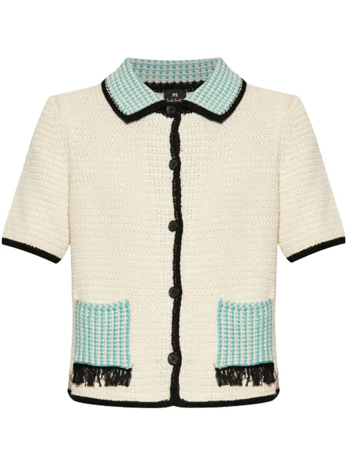 Cardigan à manches courtes - PS Paul Smith - Modalova