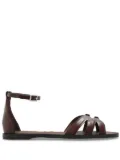 Max Mara leather sandals - Brown