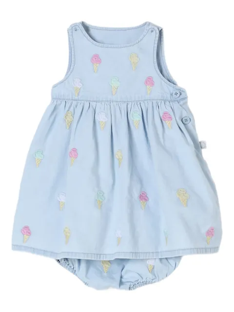 Stella McCartney Kids ice cream-embroidered dress