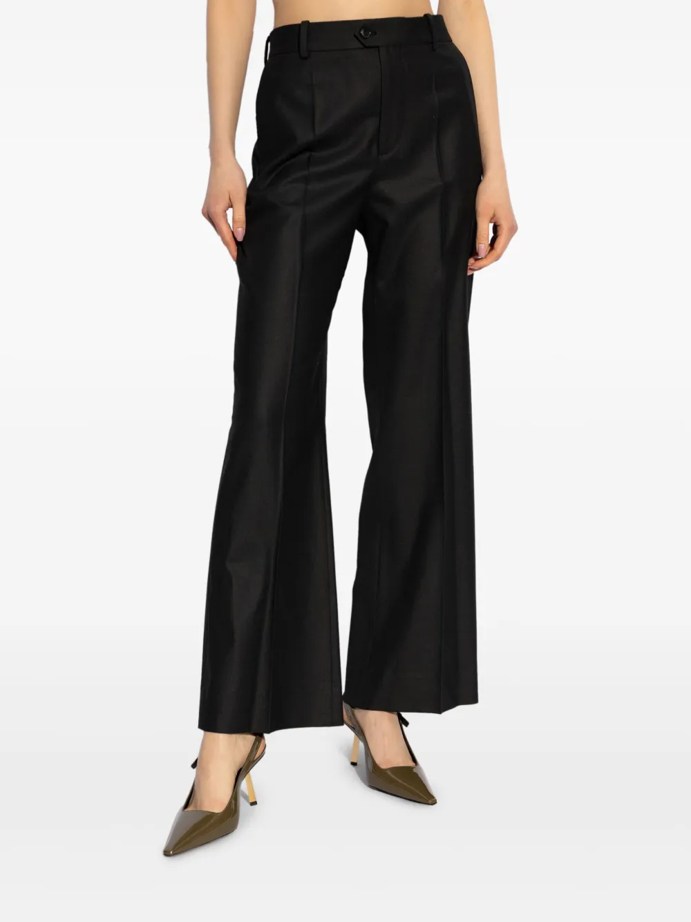 VICTORIA BECKHAM TAILORED FLARED TROUSERS