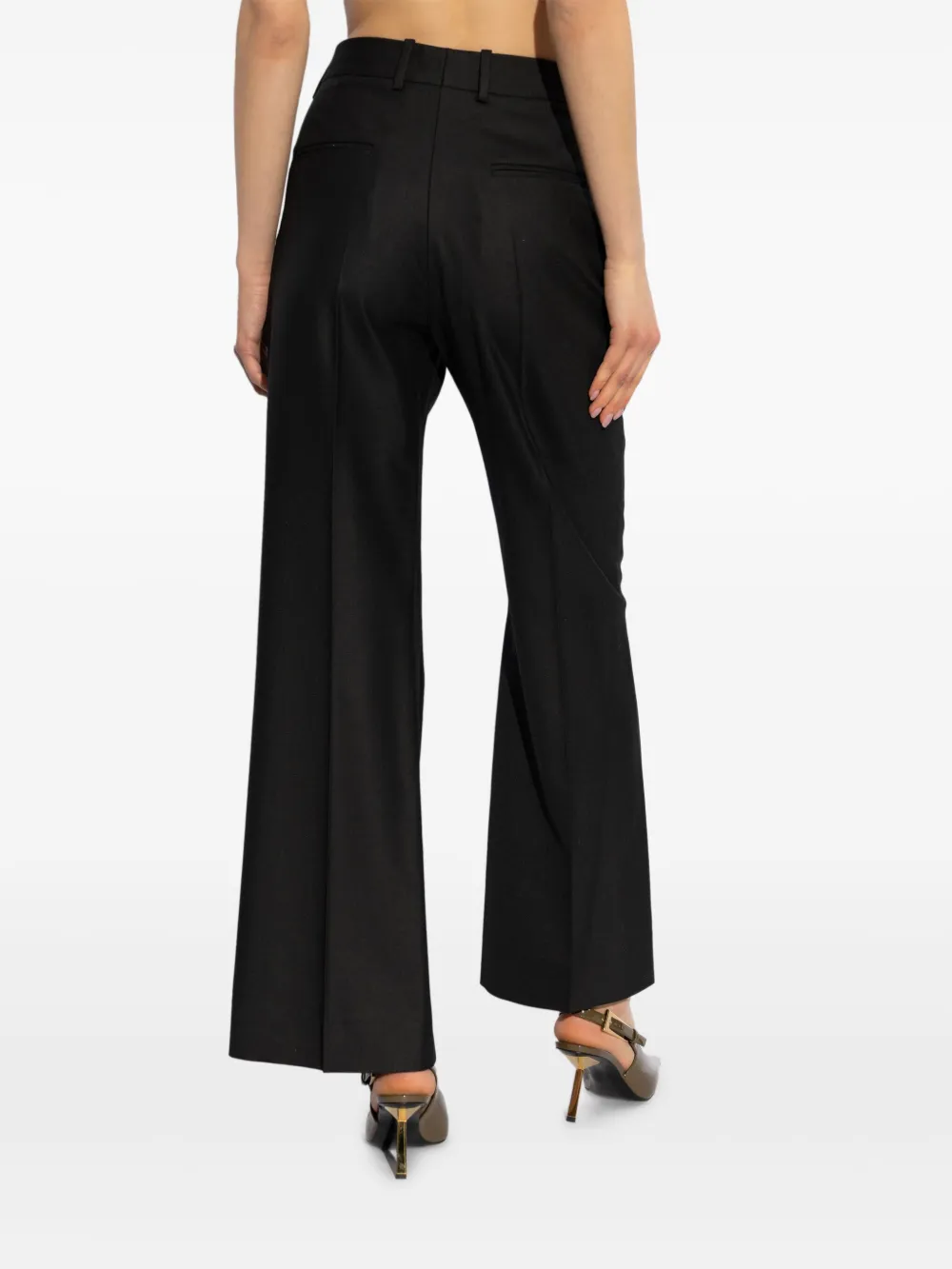 VICTORIA BECKHAM TAILORED FLARED TROUSERS