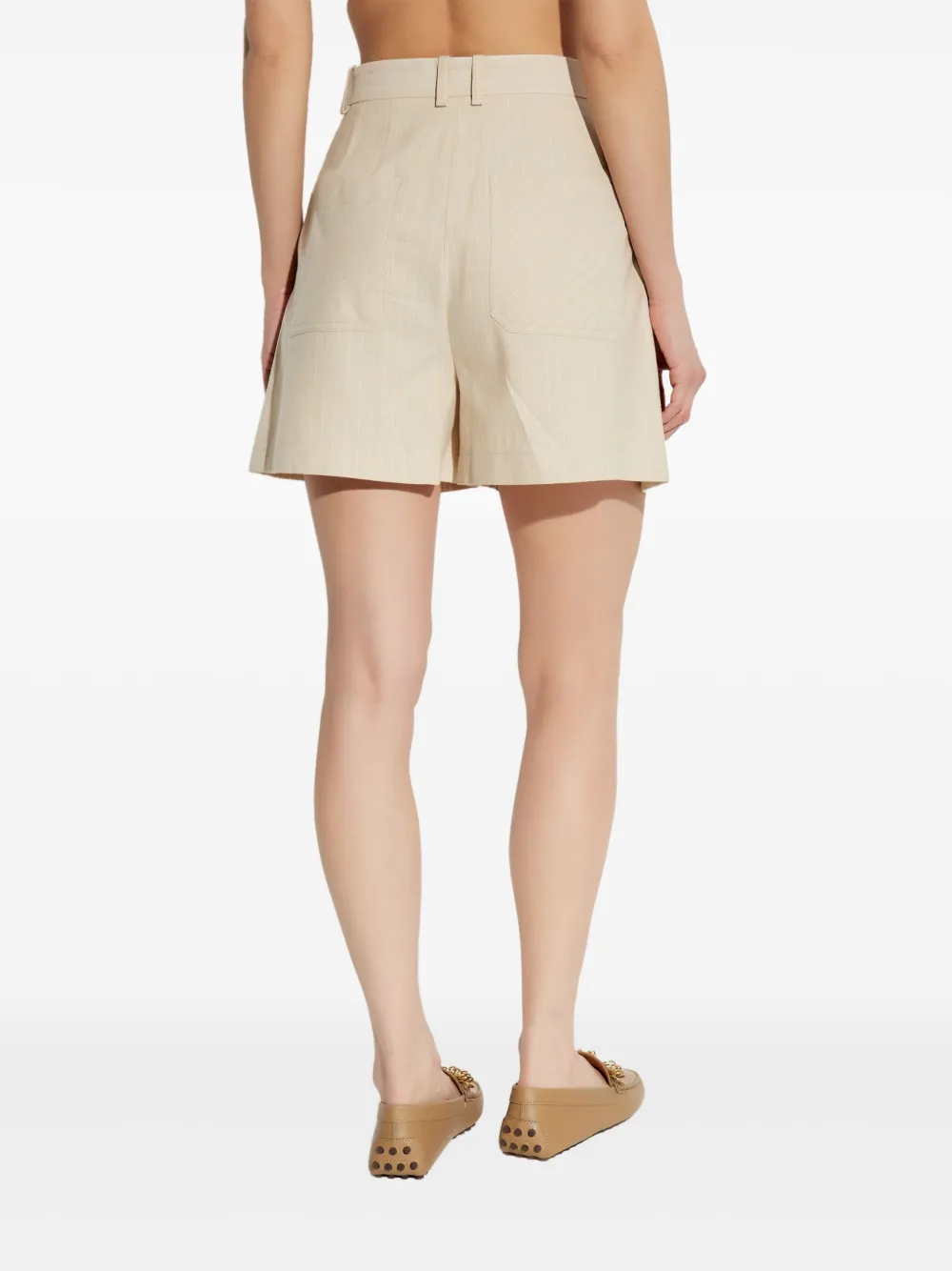 PS Paul Smith Geplooide shorts Beige