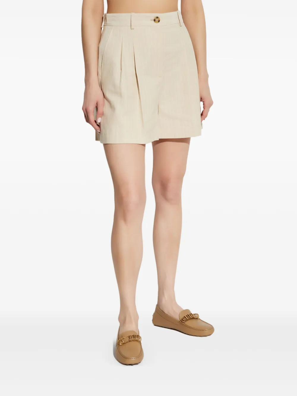 PS Paul Smith Geplooide shorts Beige