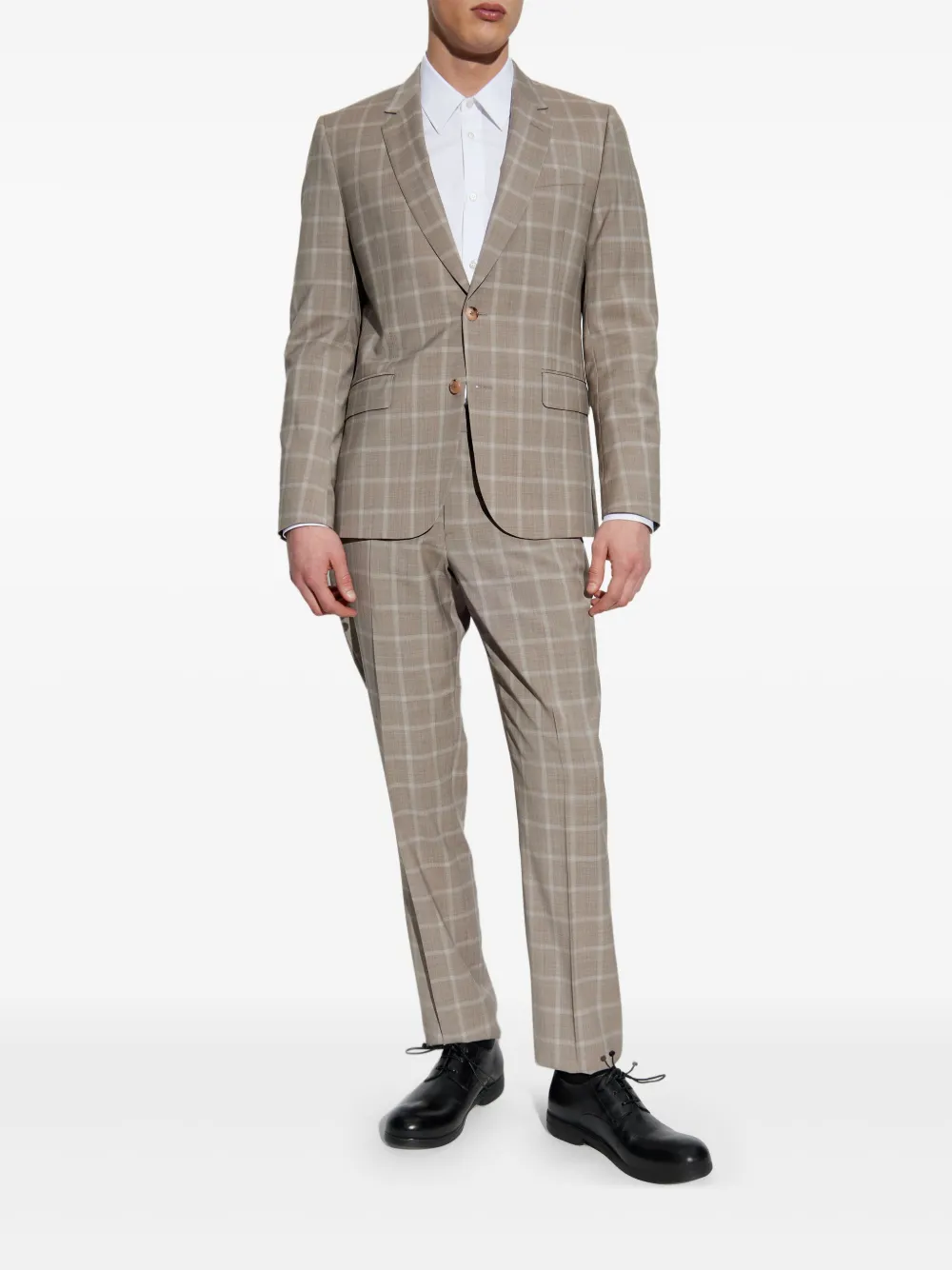 Paul Smith Geruit pak Beige