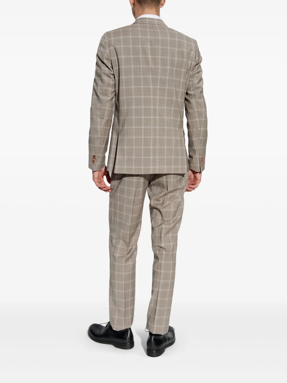 Paul Smith Geruit pak Beige