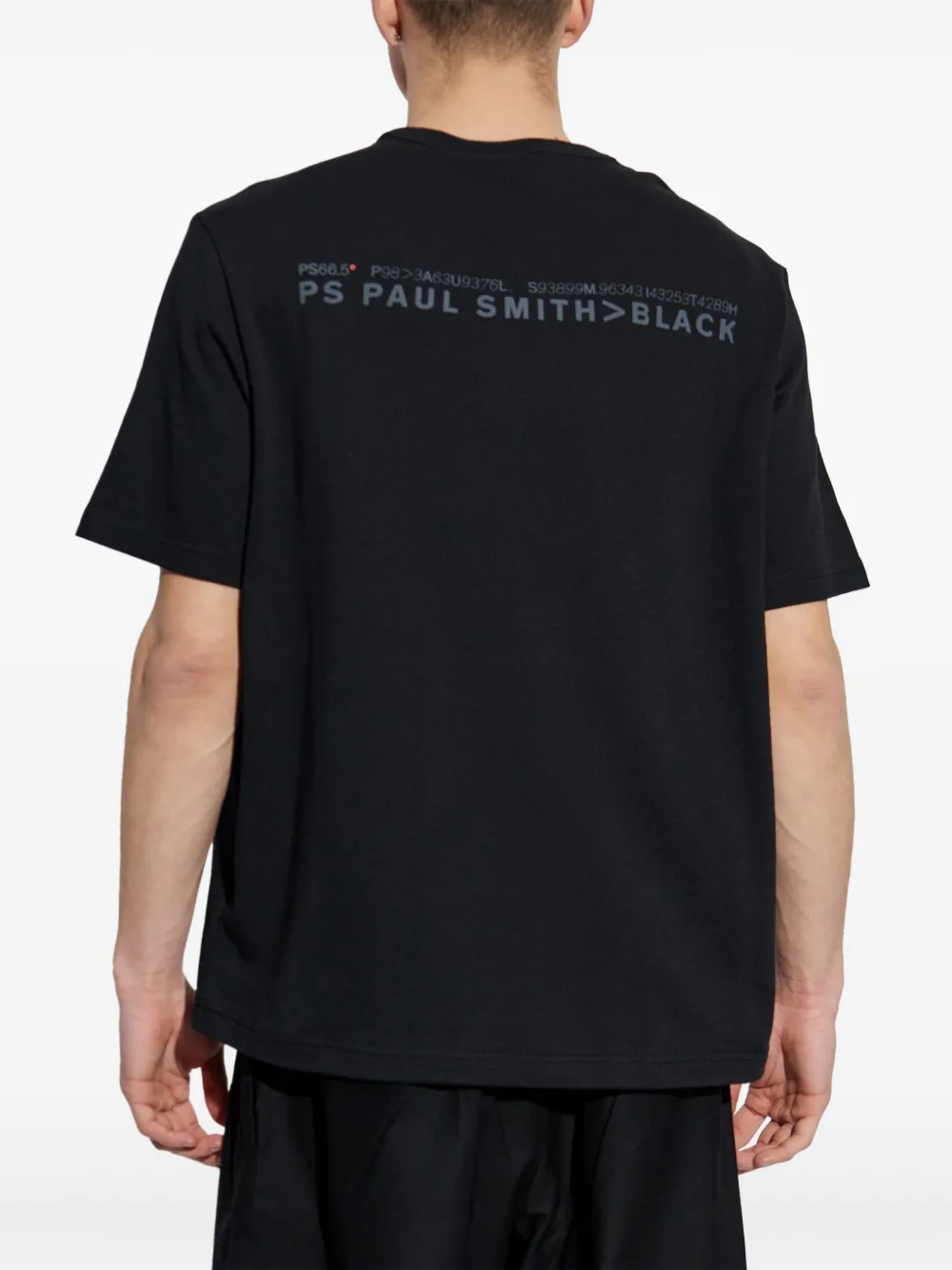 PS Paul Smith T-shirt met doodskopprint Zwart