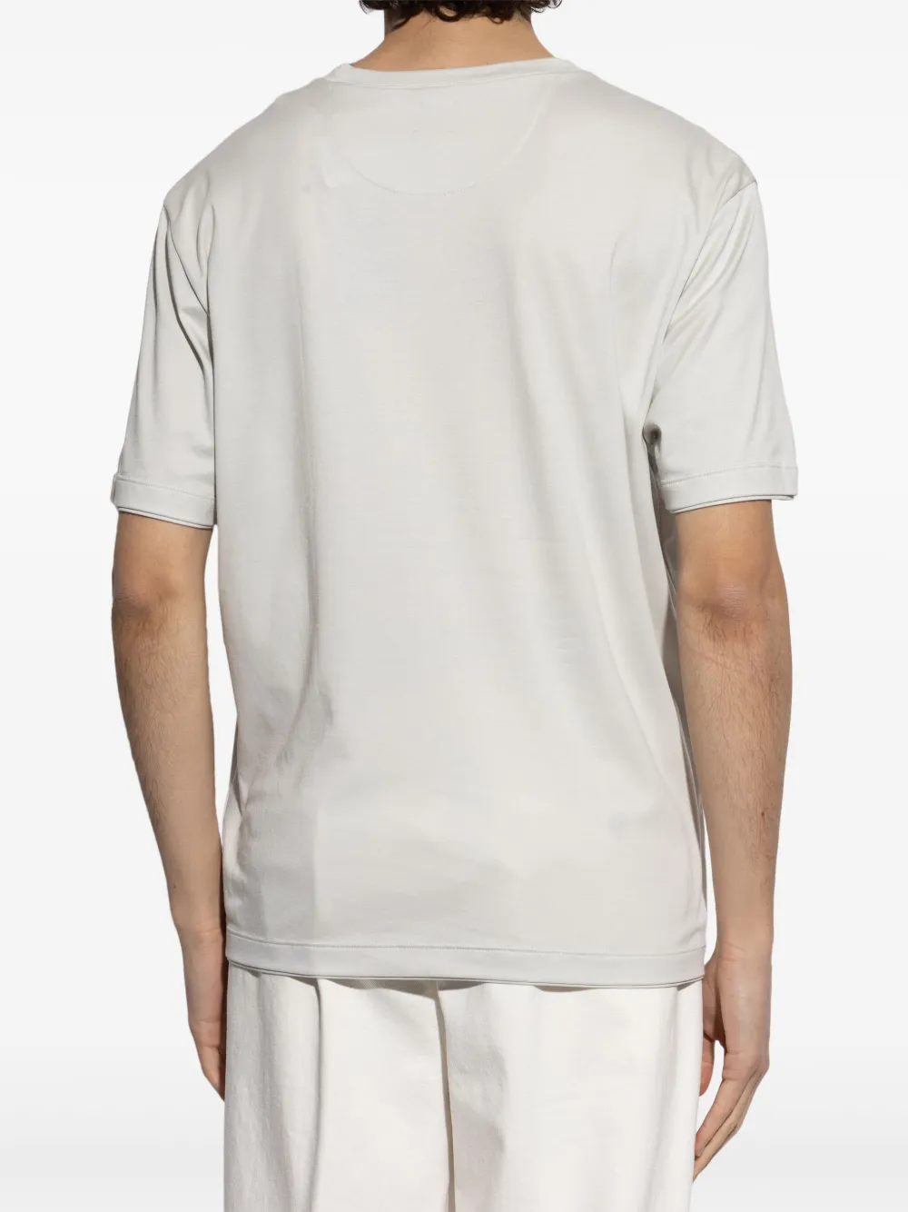 Eleventy T-shirt met V-hals Grijs