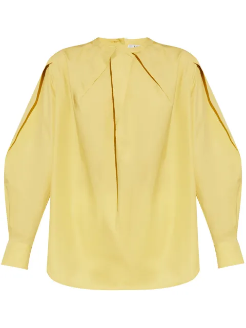 Max Mara rear-buttoned blouse 