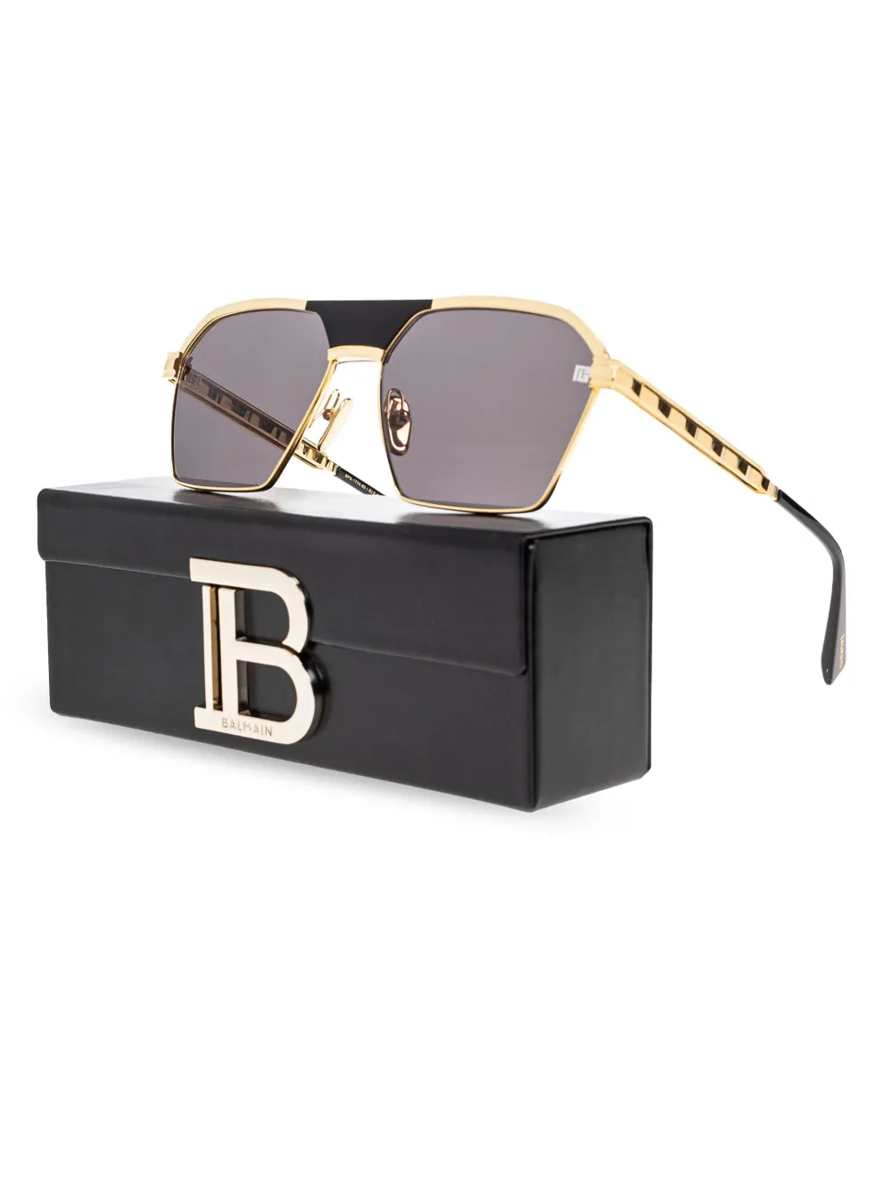 Balmain Eyewear Sergeant zonnebril Goud