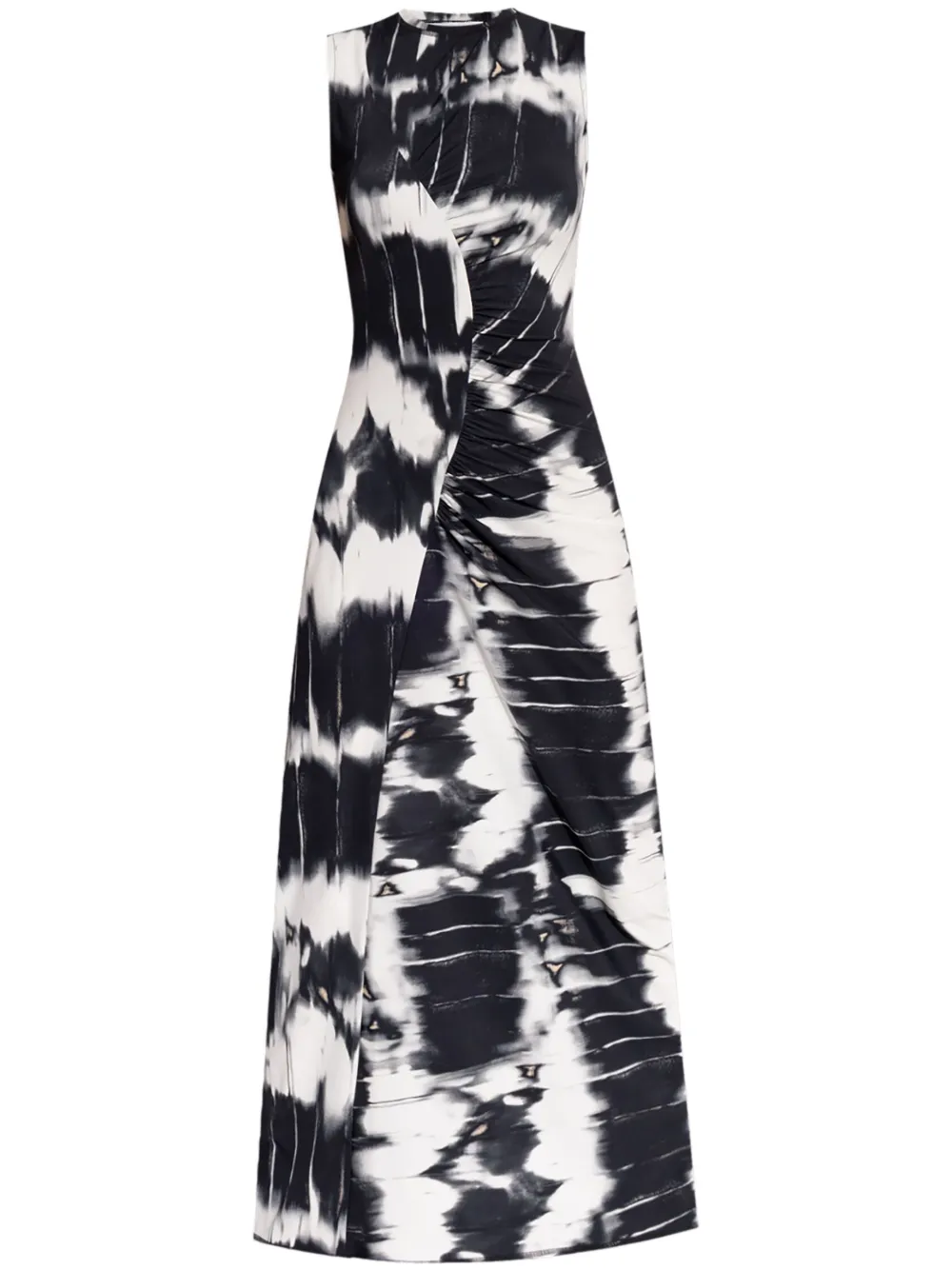 SAMSOE SAMSOE tie-dye draped maxi dress