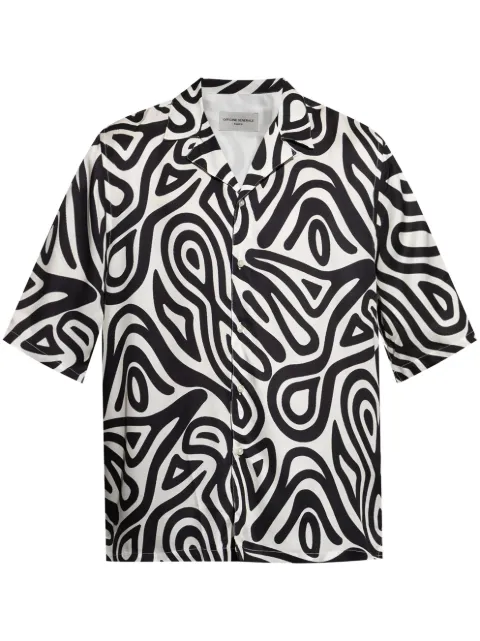 Officine Generale graphic-print shirt