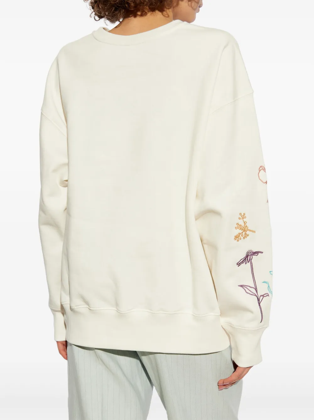 PS Paul Smith Sweater verfraaid met bloemen Wit