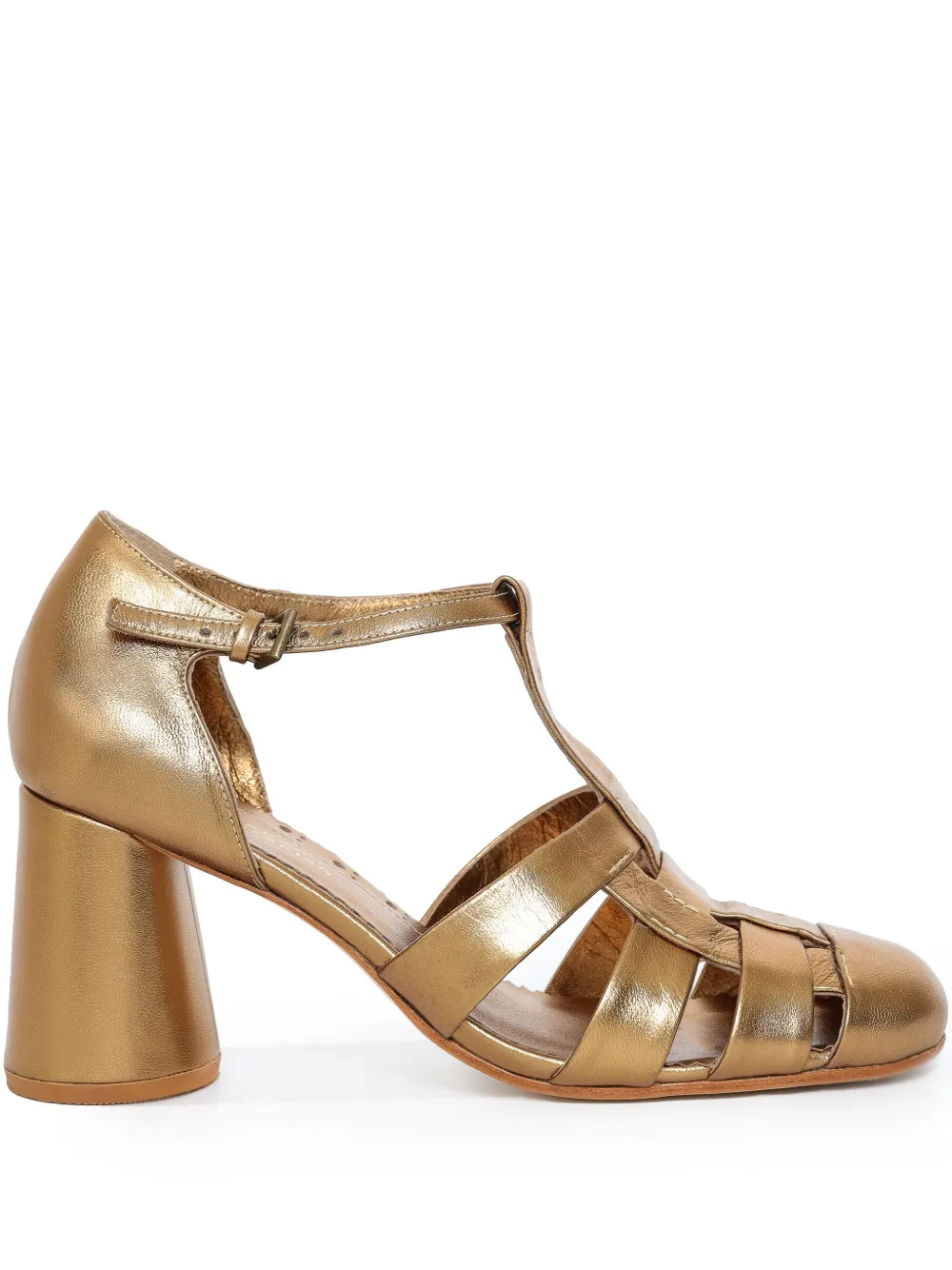 Sarah Chofakian 65mm Nouvel pumps Gold