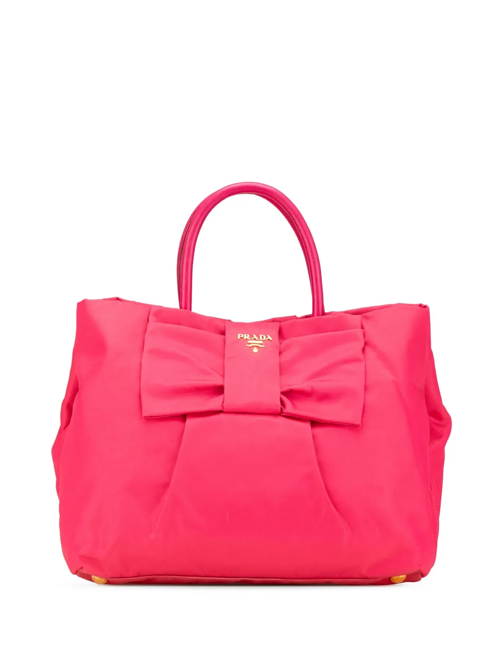 Prada Pre-Owned 2000-2024 Tessuto Fiocco Bow tote bag | Pink | Image 1
