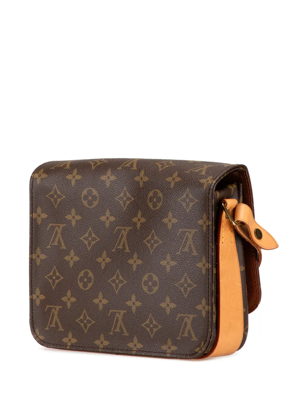 Louis Vuitton Pre-Owned 1980s-2000s Monogram Cartouchiere MM crossbodytas - Bruin