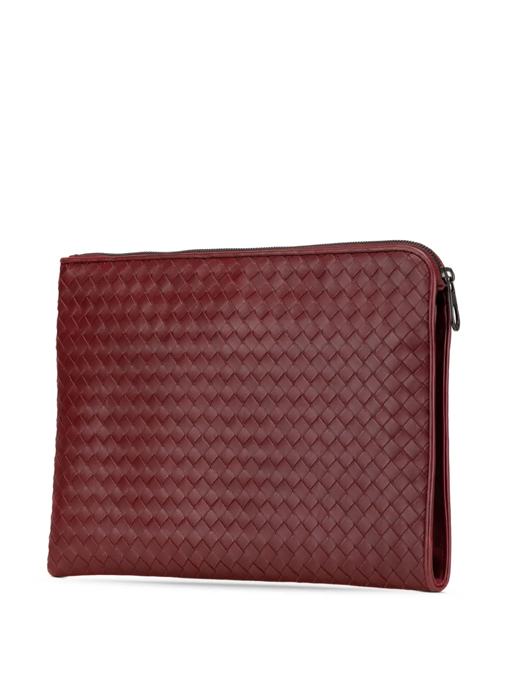 Bottega Veneta Pre-Owned 2012-2024 Intrecciato leren clutch - Rood