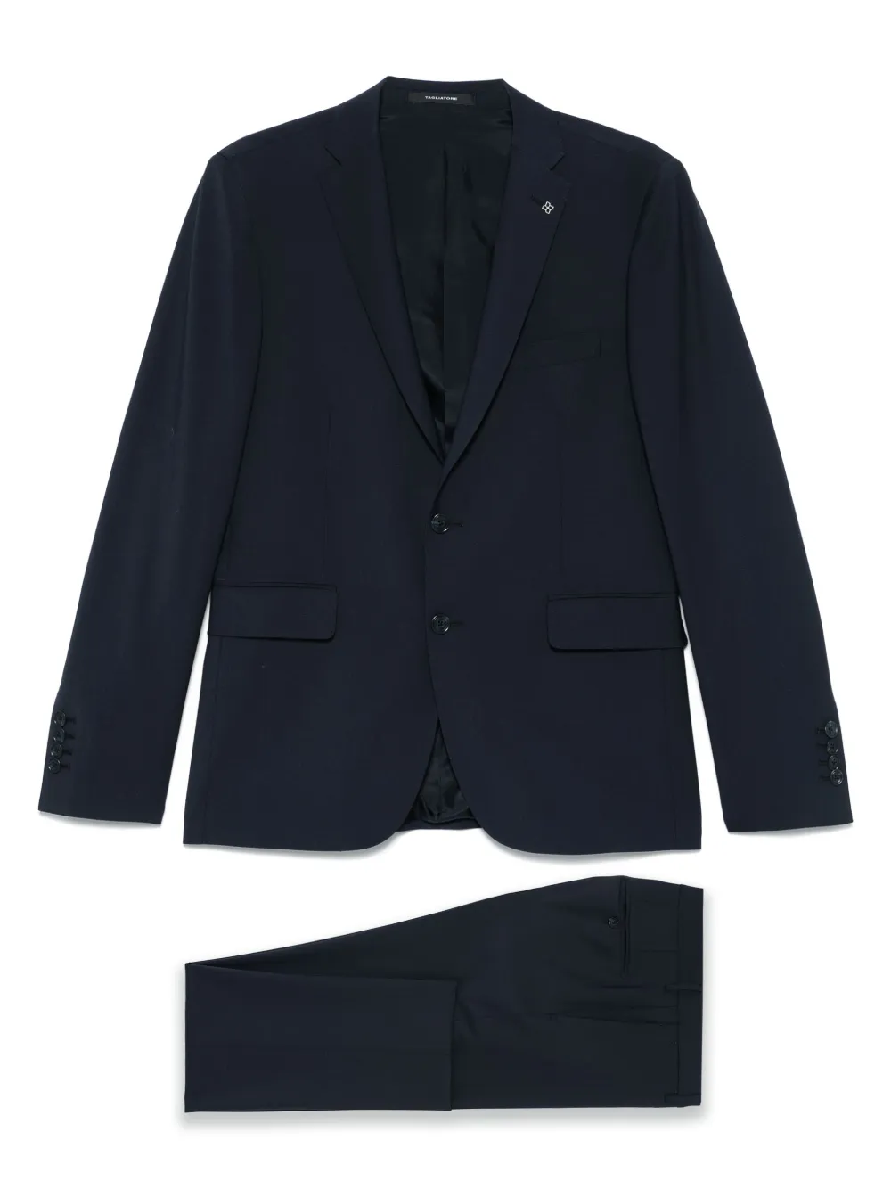 Tagliatore Pak met broche detail Blauw