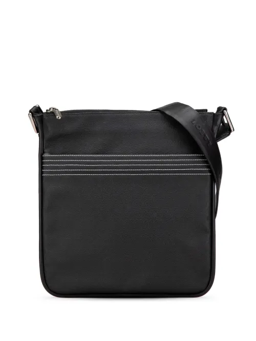 Sac à bandoulière en cuir à motif Anagram (2010-2024) - Loewe Pre-Owned - Modalova