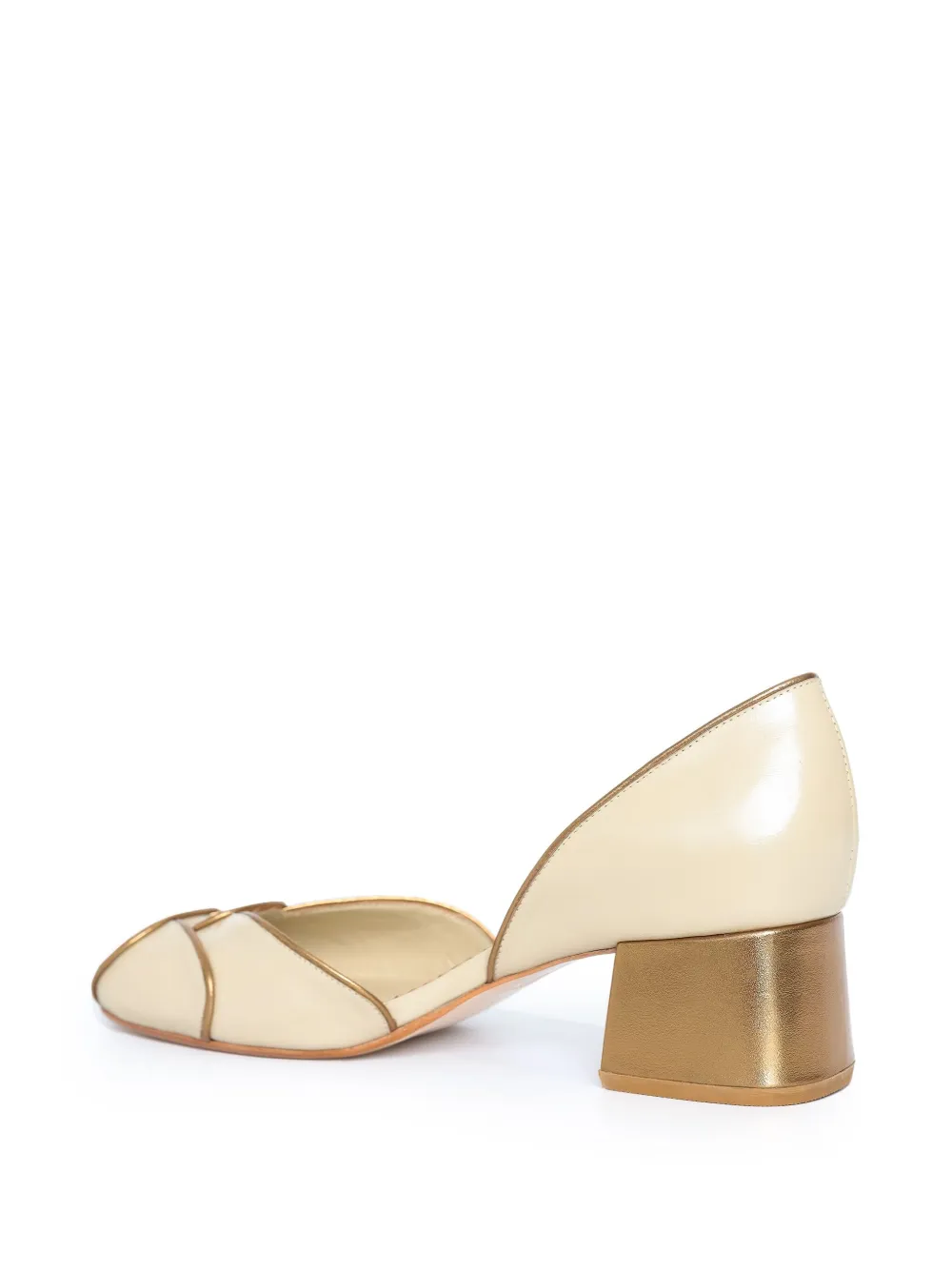 Sarah Chofakian 40mm Estela pumps Neutrals