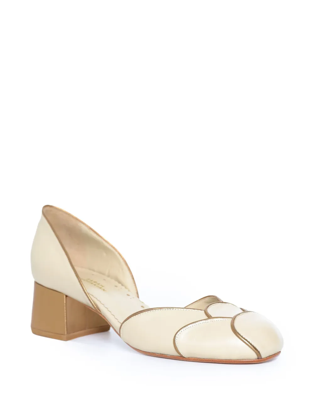 Sarah Chofakian 40mm Estela pumps Neutrals