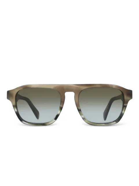 Paul Smith striped rectangle sunglasses