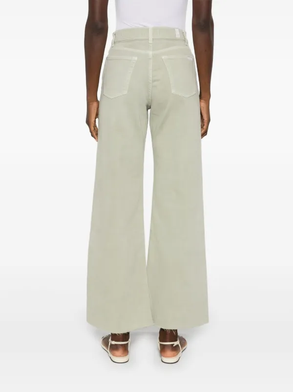 ショートパンツ 7 FOR ALL MANKIND Women Straight Pants 7U668597 U7MLY WHITE Slim Illusion Kimmie Straight in Luxe White | 7 For All Mankind