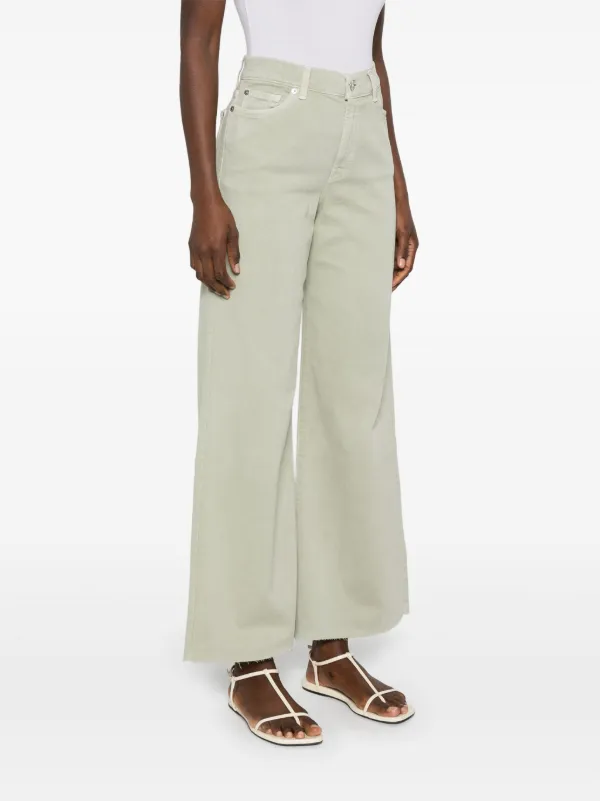 7 For All Mankind Lotta Jeans | Green | FARFETCH