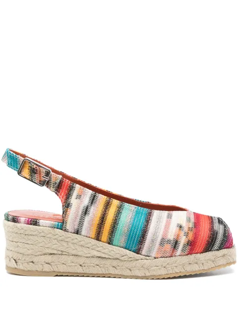 Missoni 45mm striped espadrilles