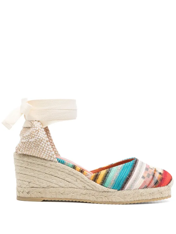 Missoni 65mm Knitted Espadrilles in Neutrals