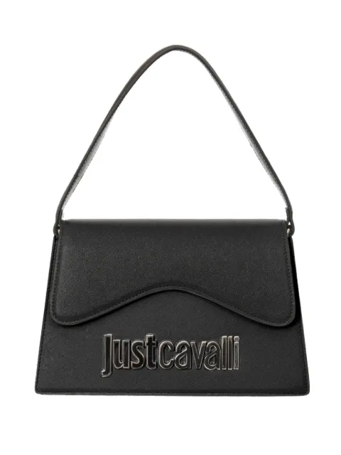 Just Cavalli logo-lettering tote bag