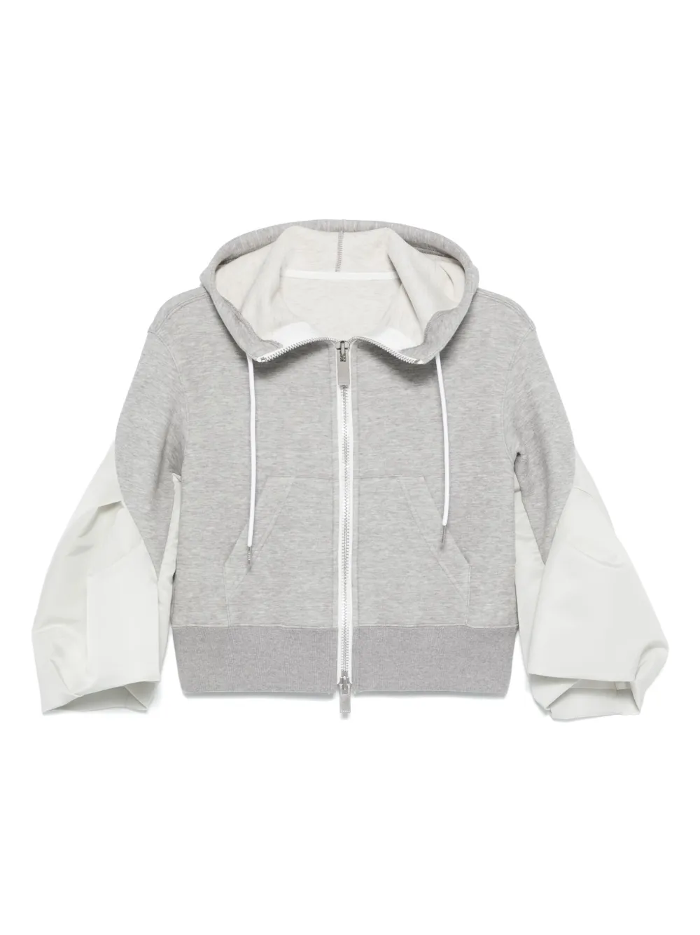 Sacai Hoodie met vlakken Grijs