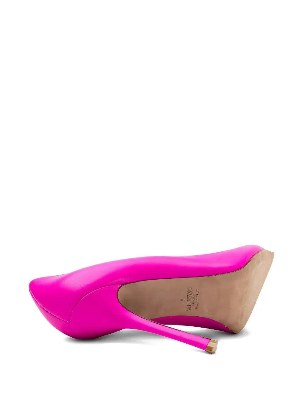 Valentino Pyramid Stud-embellishment Pumps In Pink