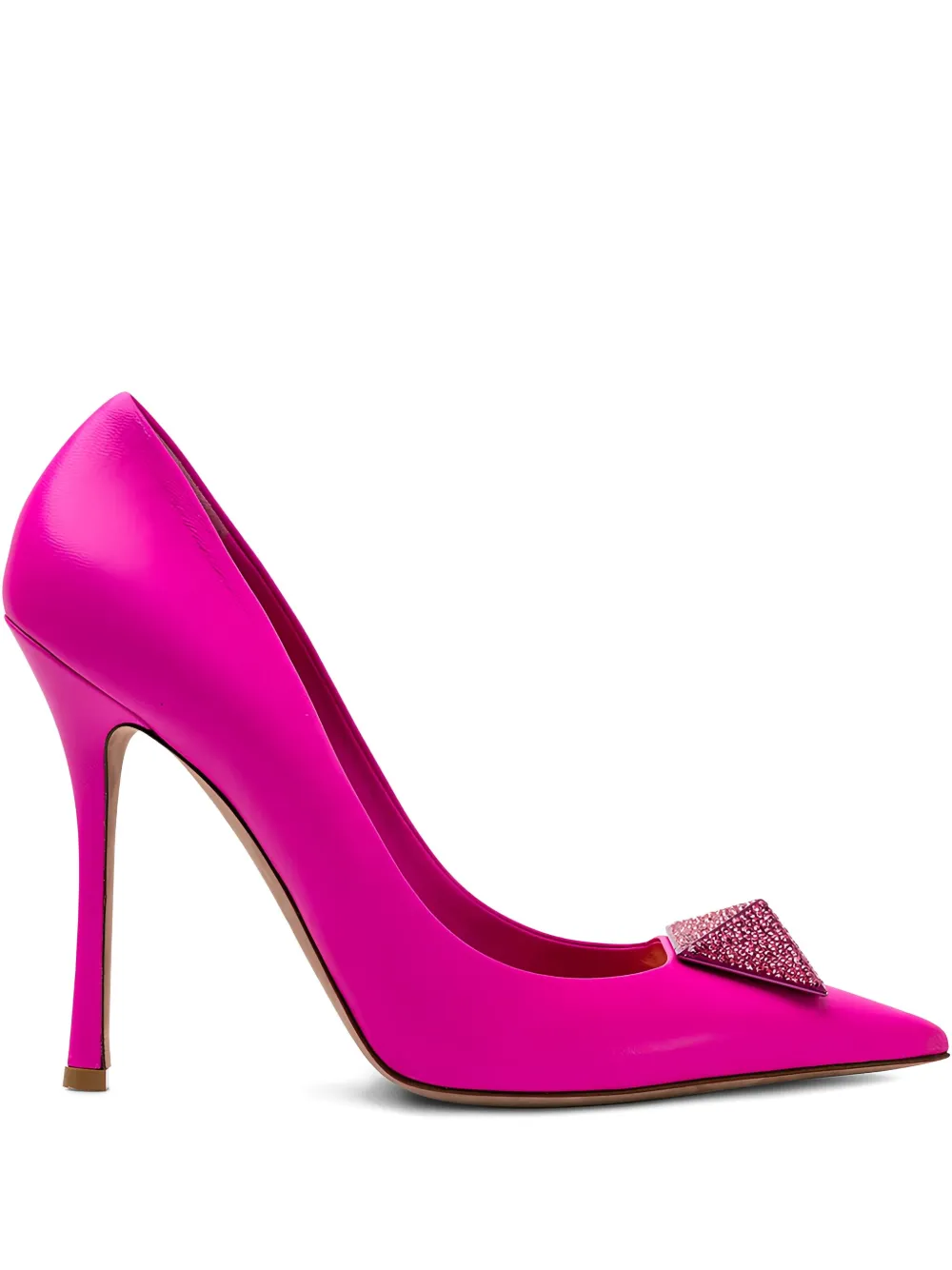 Valentino Pyramid Stud-embellishment Pumps In Pink