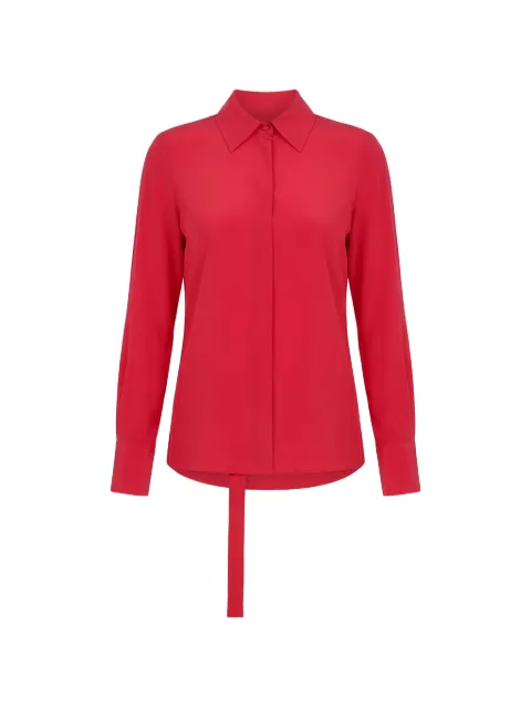 Valentino Garavani scarf-detail concealed-fastening shirt