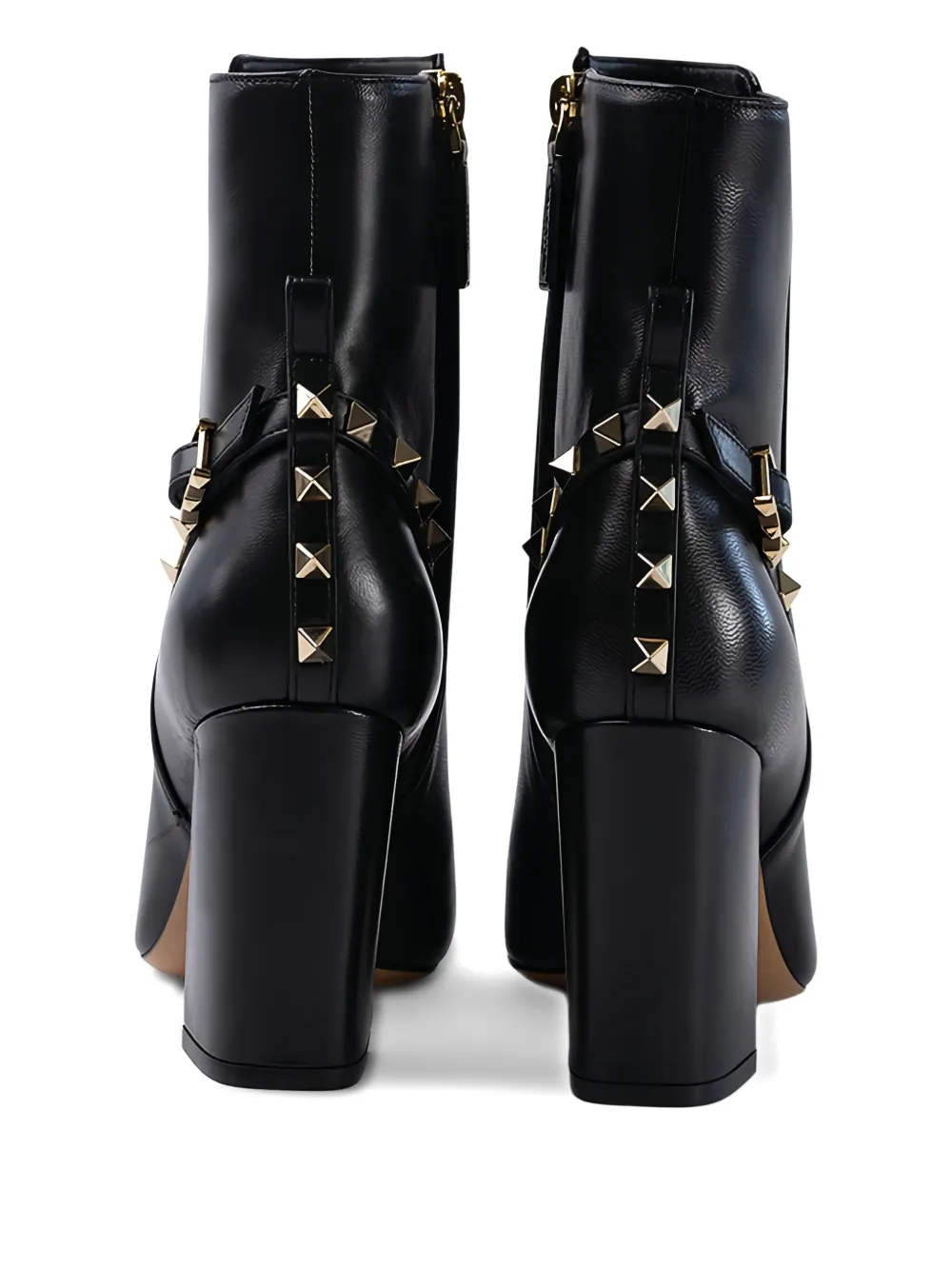 Valentino Garavani studded-embellishment boots Zwart