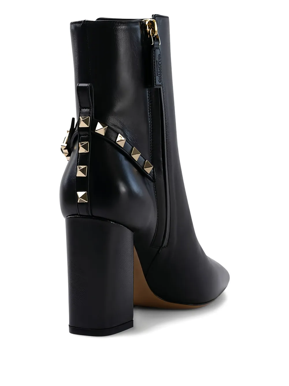 Valentino Garavani studded-embellishment boots Zwart