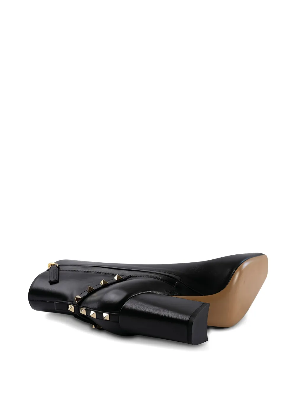 Valentino Garavani studded-embellishment boots Zwart