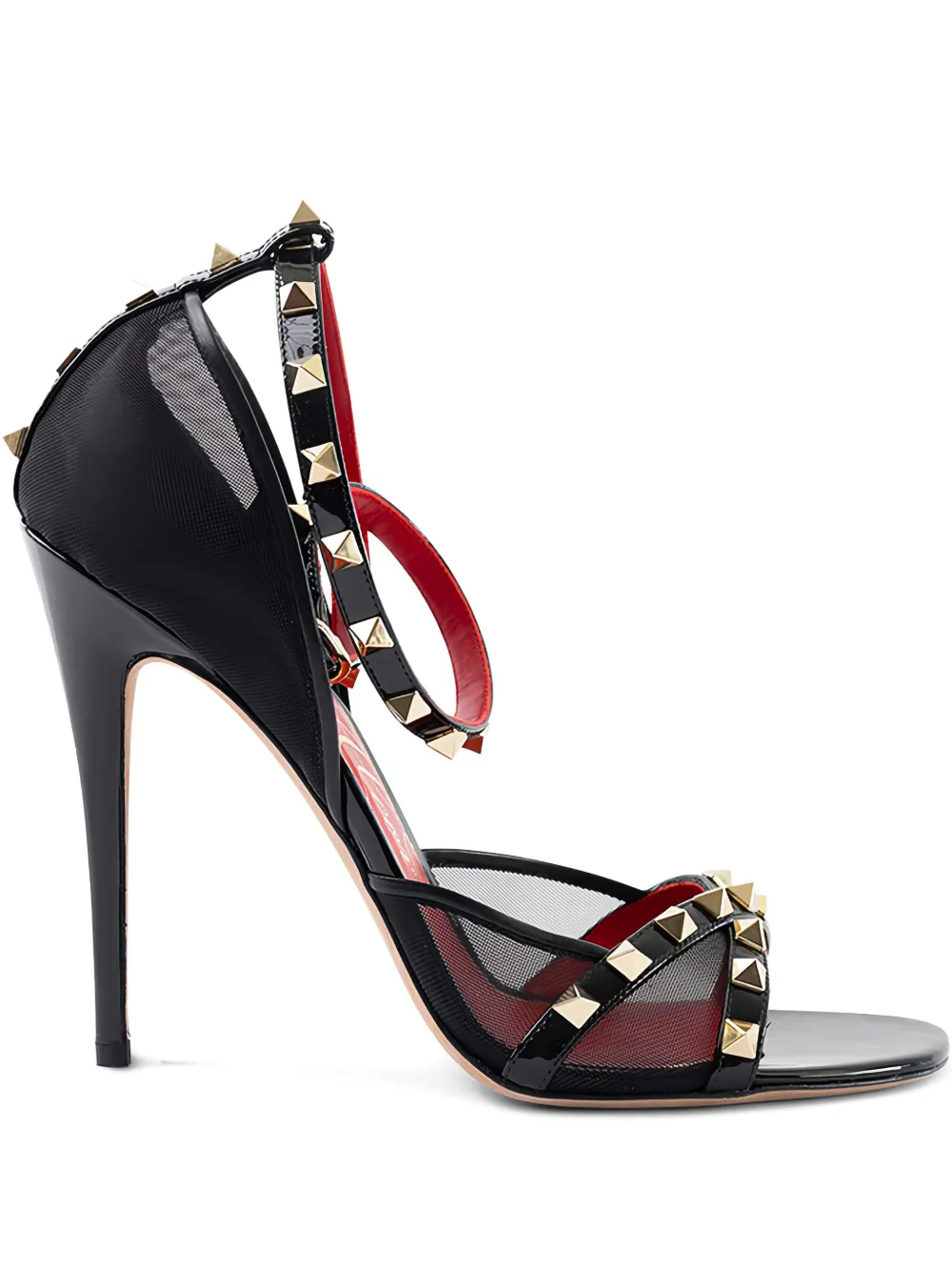 Valentino Garavani studded-embellishment sandals - ブラック Valentino Garavani studded-embellishment sandals - ブラック
