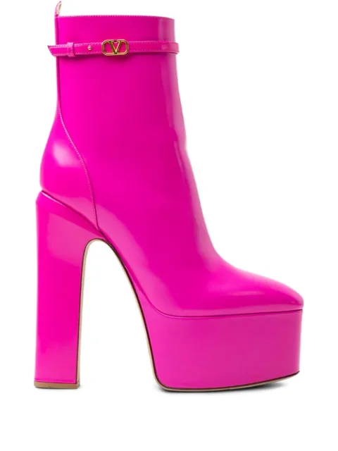 Valentino Garavani 160mm platform buckle boots