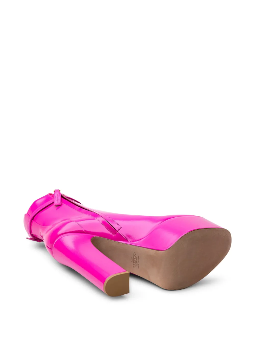 Valentino Garavani 160 mm laarzen met plateauzool Roze