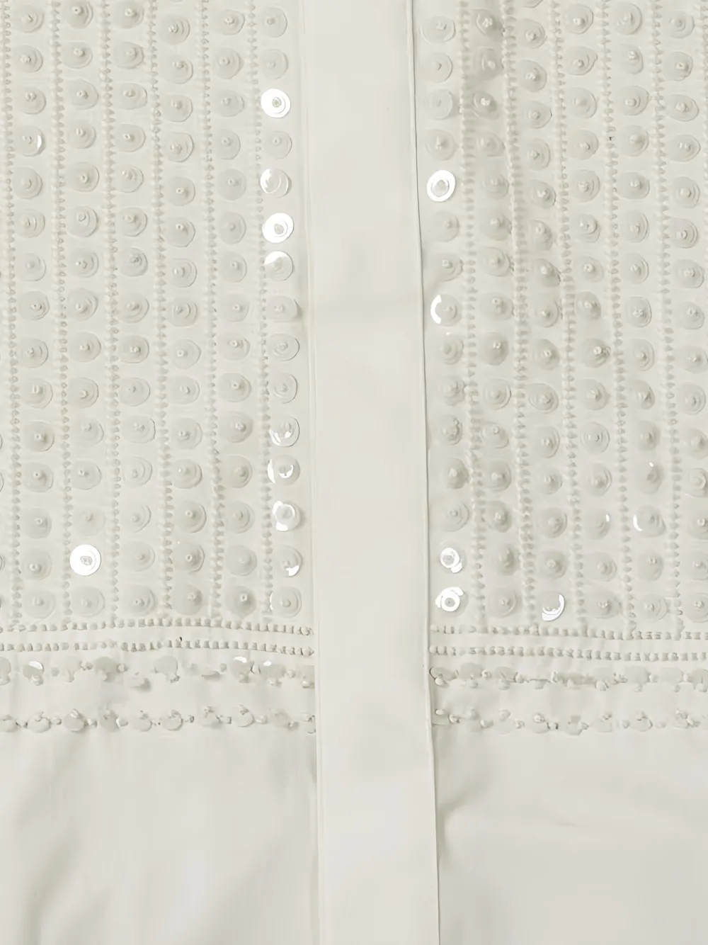 Valentino Garavani sequin shirt Wit
