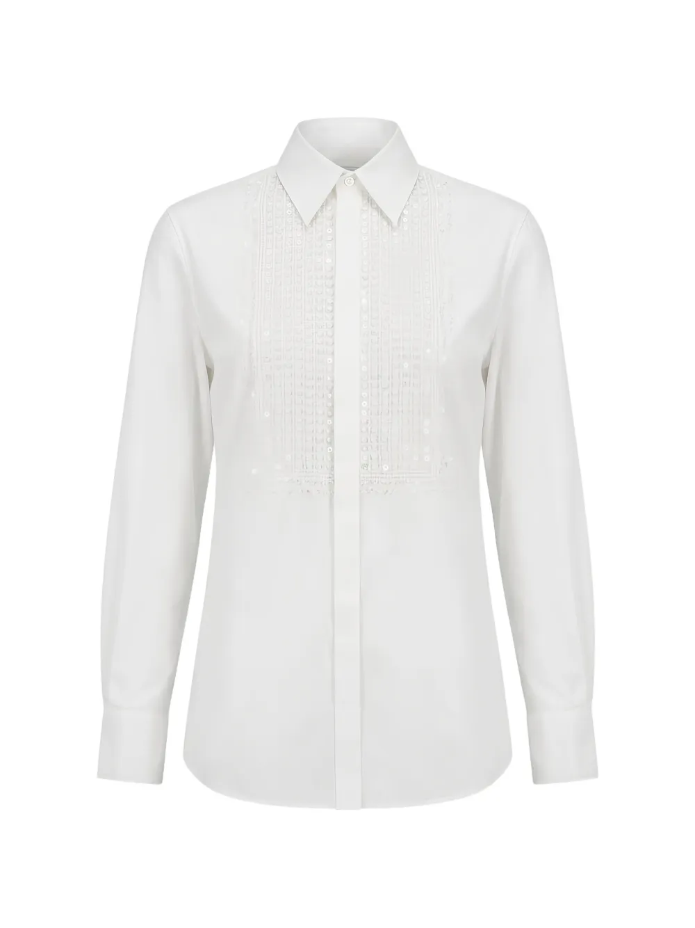 Valentino Garavani sequin shirt Wit