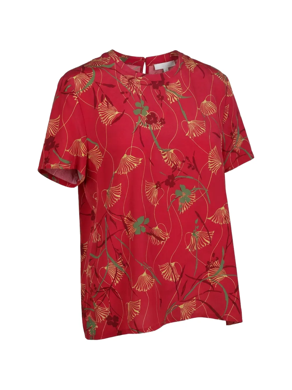 Valentino Garavani T-shirt met bloemenprint Rood