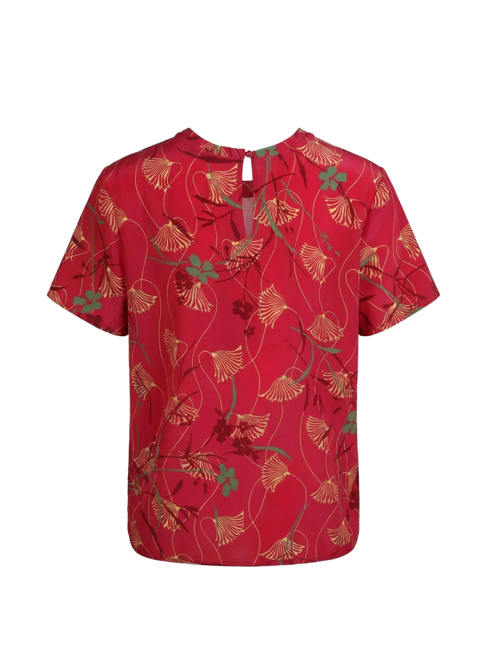 Valentino Garavani T-shirt met bloemenprint Rood