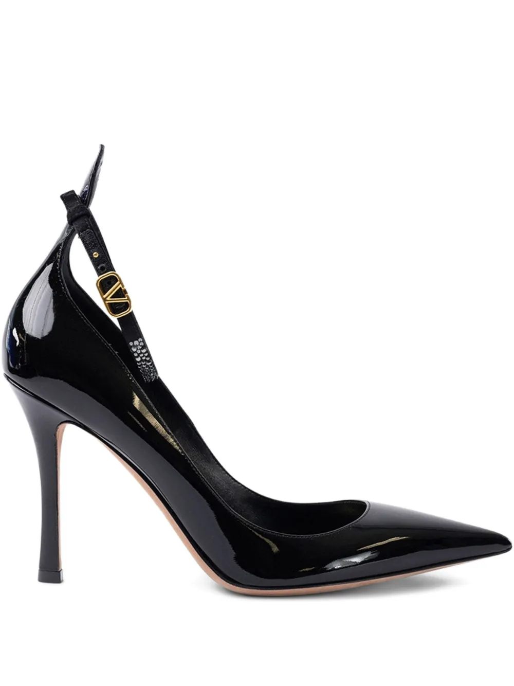 Valentino Garavani strap-detail pumps Zwart